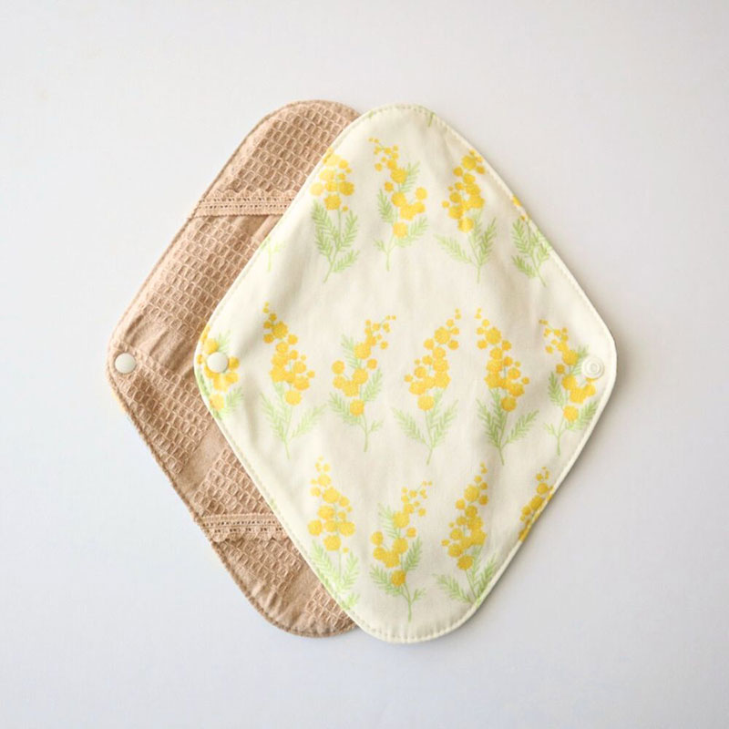 布ナプキンホルダー [ミモザ／クリーム]　