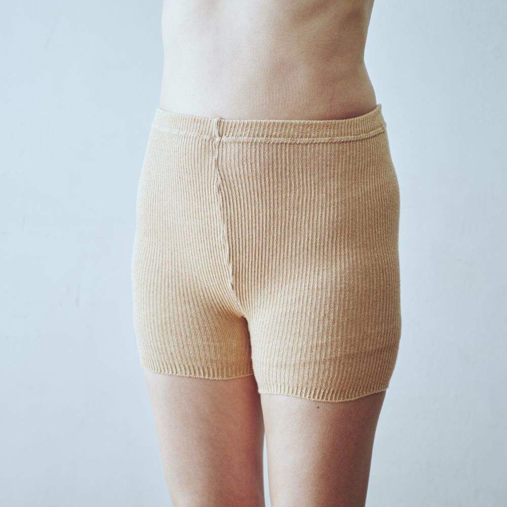 オーバーパンツ(オーガニックコットン/ブラウン)[ライブコットン]