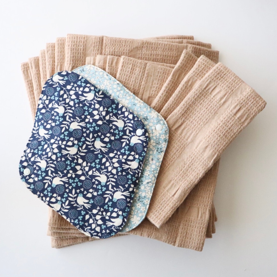 布ナプキン [たっぷりセット]＜ブルー系＞