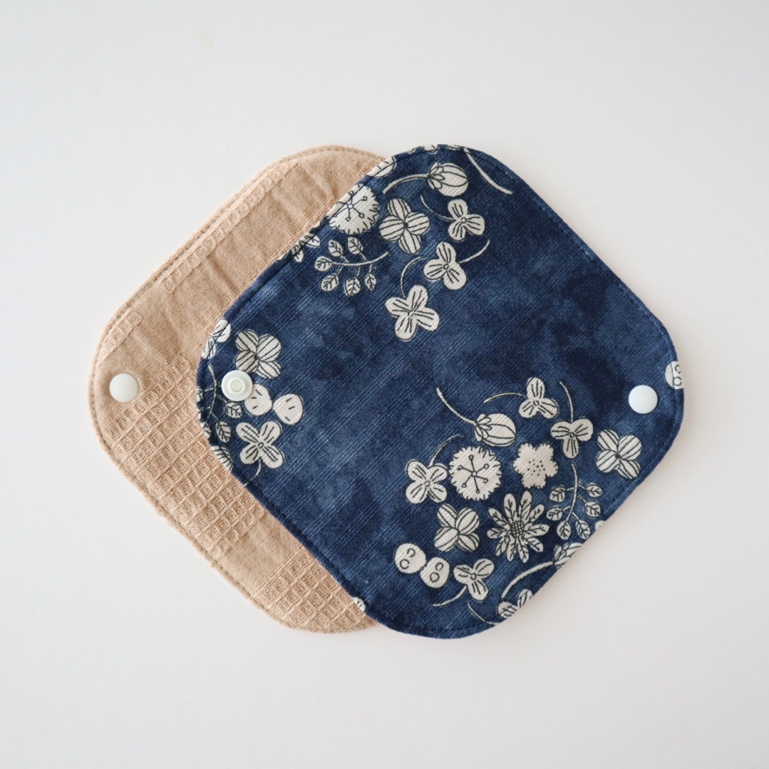 あたため布 [Ｓサイズ／クローバー／ネイビー]