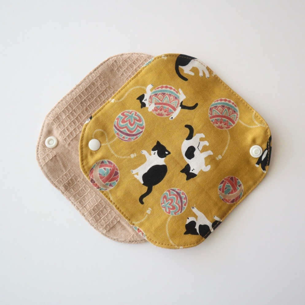 あたため布 [Sサイズ/猫/黄金]