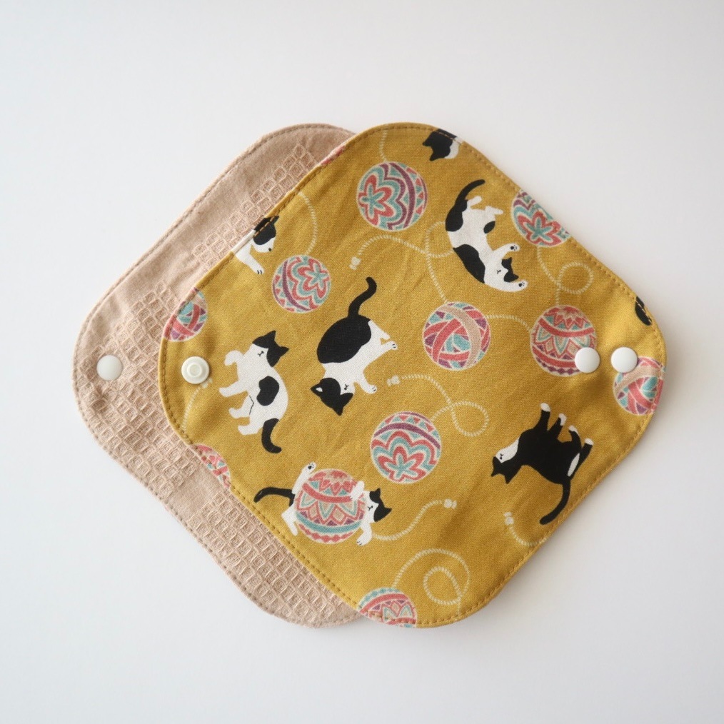 あたため布 [Mサイズ/猫/黄金]