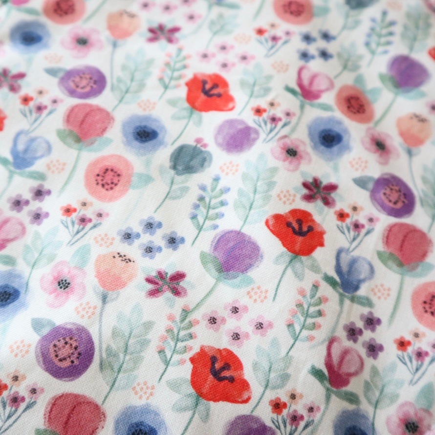 ホルダーロング／布ナプキンLL専用 [抗菌防臭加工生地使用／スプリングブーケ]