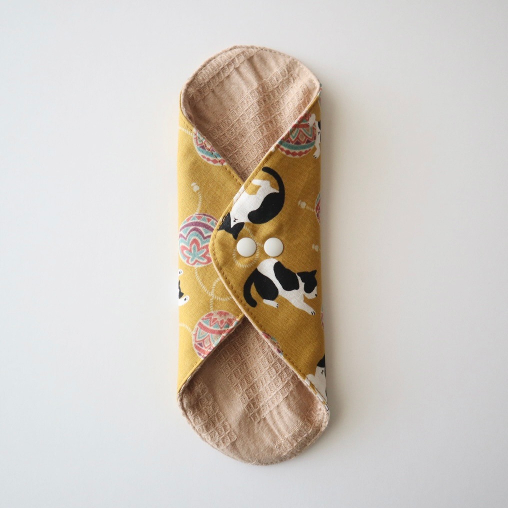 あたため布 [Lサイズ/猫/黄金]