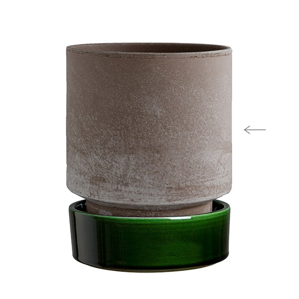 BP HOFF ポット18 グレー(ロット:2) | 鉢・鉢カバー | | Do! earth & green