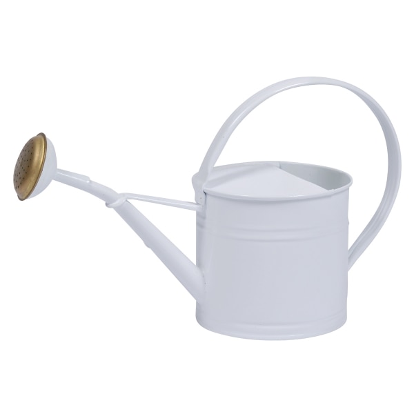 ブリキウォータリングカン1.5L ホワイト（ロット:2） | 水やりの道具