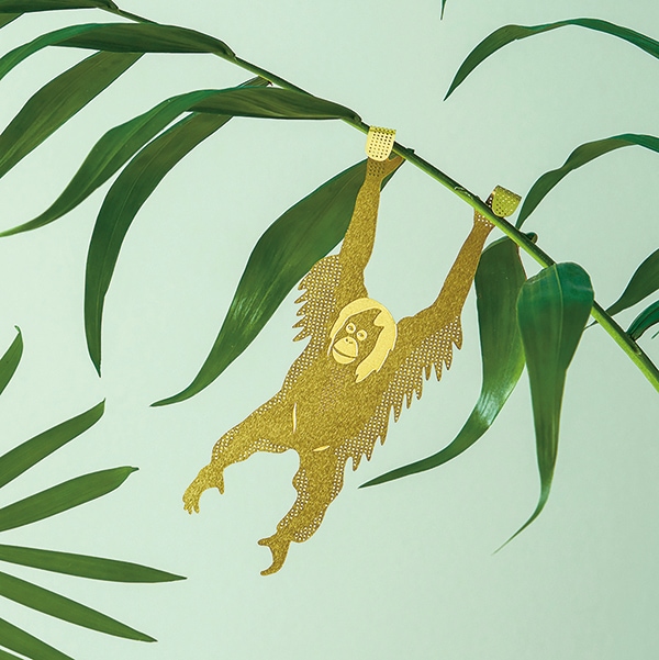 カラフルアニマルアート オラウータン カラフルアニマルアート オラウータン