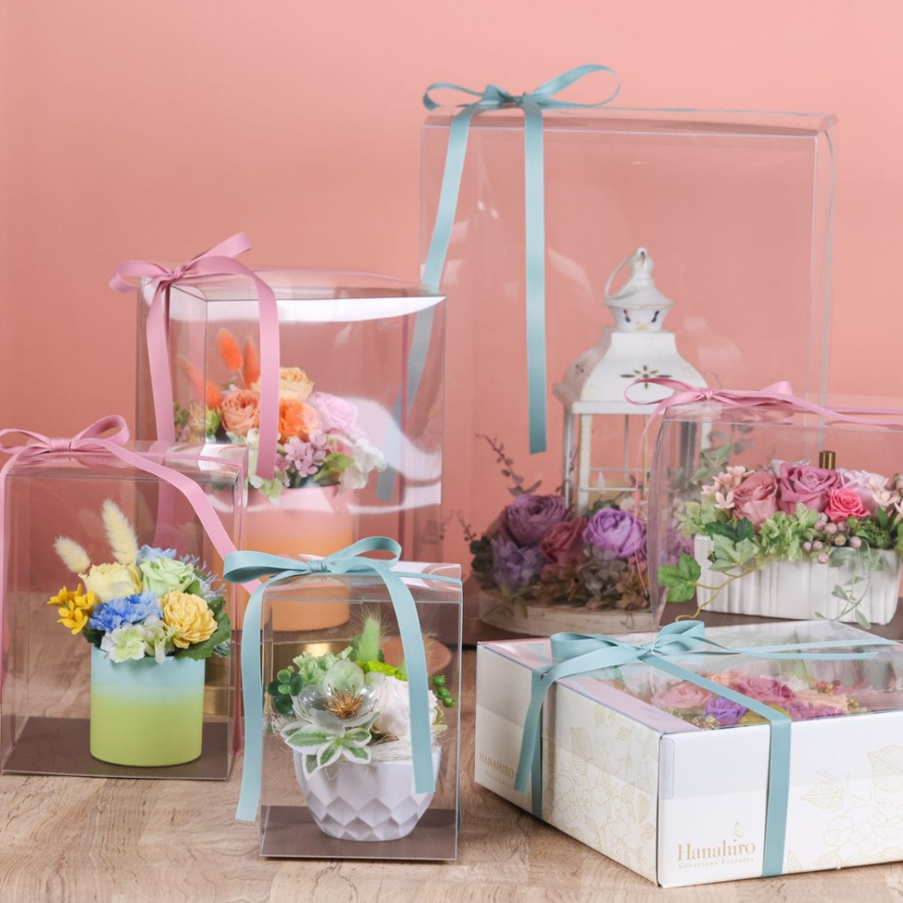 MP07② マカローニュ ～自立するスタンディングブーケ～ パープル