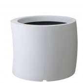 割れにくいFRP製大型プランター リングポット R-34（カラー：ホワイト