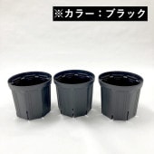 【確認用】Italian 395５号ロングスリット鉢　挿し木苗 根詰まりしにくい！スリット鉢 8号 3鉢セット（ブラック）｜資材10-TU