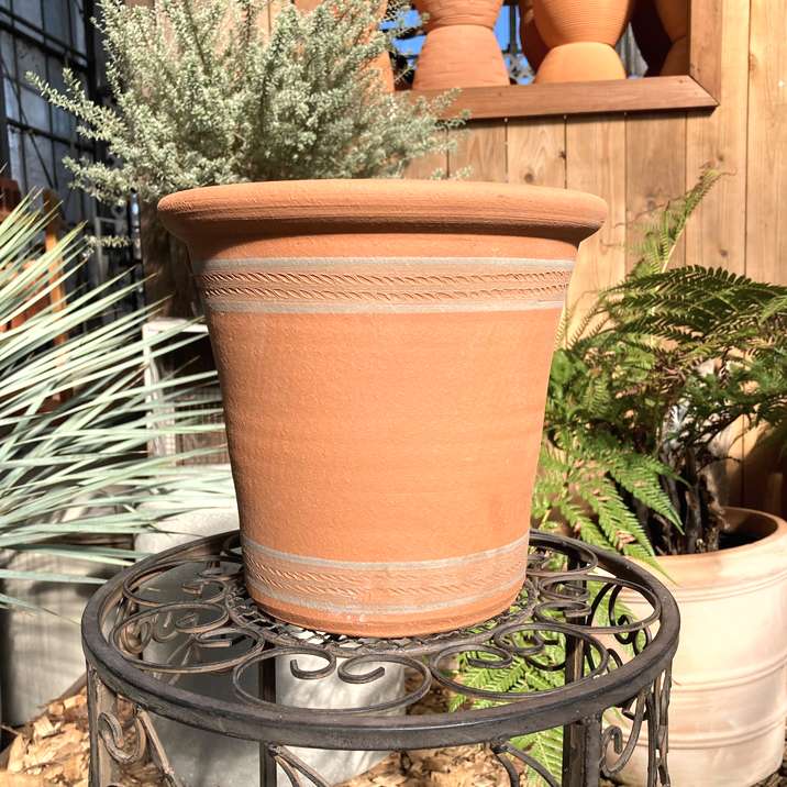 中型 ソテツ テラコッタ鉢 中型 ソテツ テラコッタ鉢 テラコッタ植木鉢 3鉢セット 10号 8号