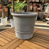 テラコッタ鉢 ウィッチフォード Whichford Cockleshell Pot Ash 130Gxa