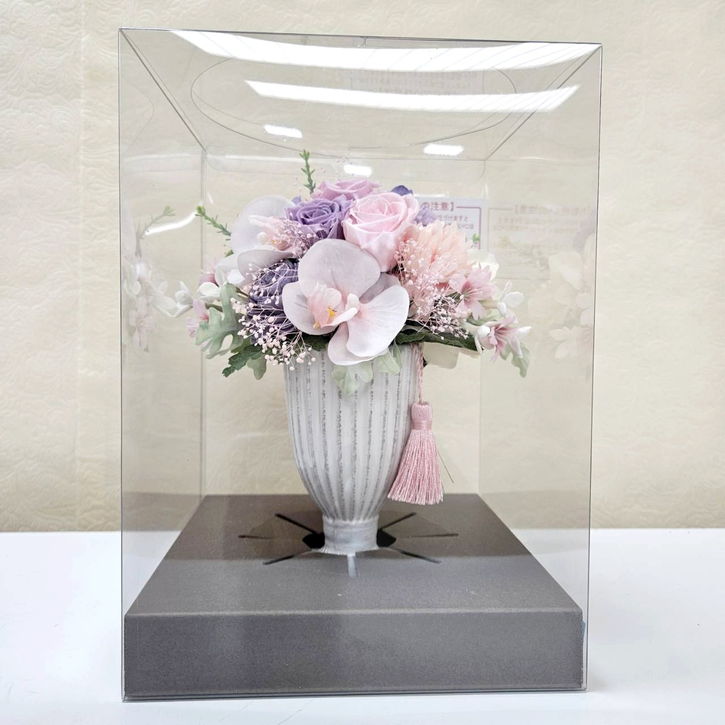 お悔やみのお花 《なでしこ》 プリザーブドフラワーお供え ｜雑貨04-PA