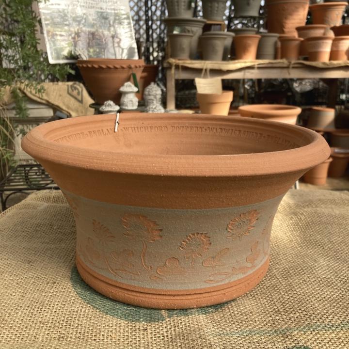 テラコッタ鉢 ウィッチフォード Whichford RHS White Clover 703