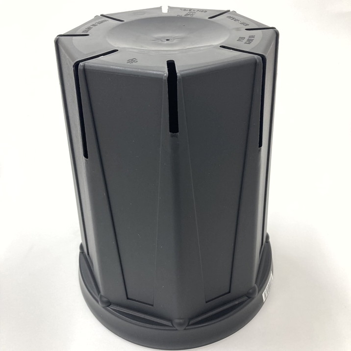 根詰まりしにくい！スリット鉢 7号ロング 3鉢セット（ブラック）｜資材