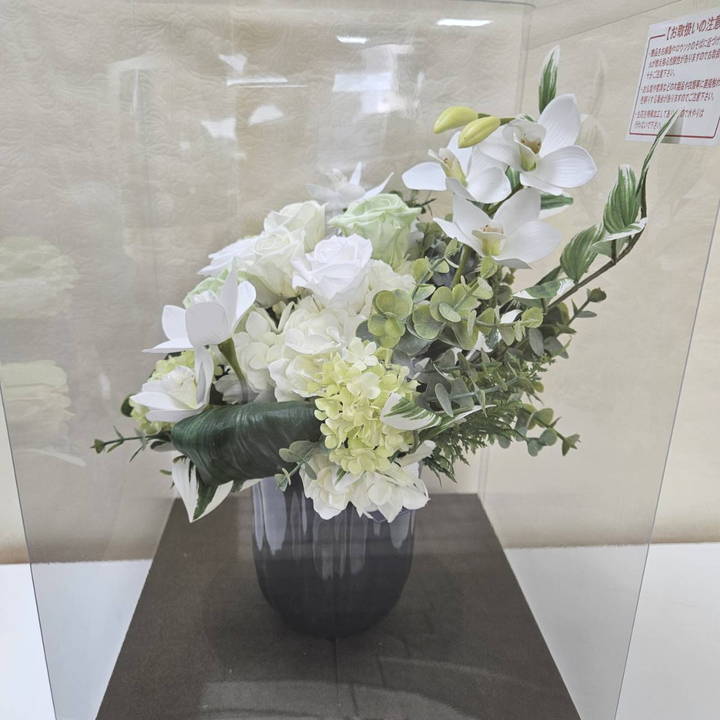 お悔やみのお花 《つかさ》 プリザーブドフラワーお供え ｜雑貨04-PA