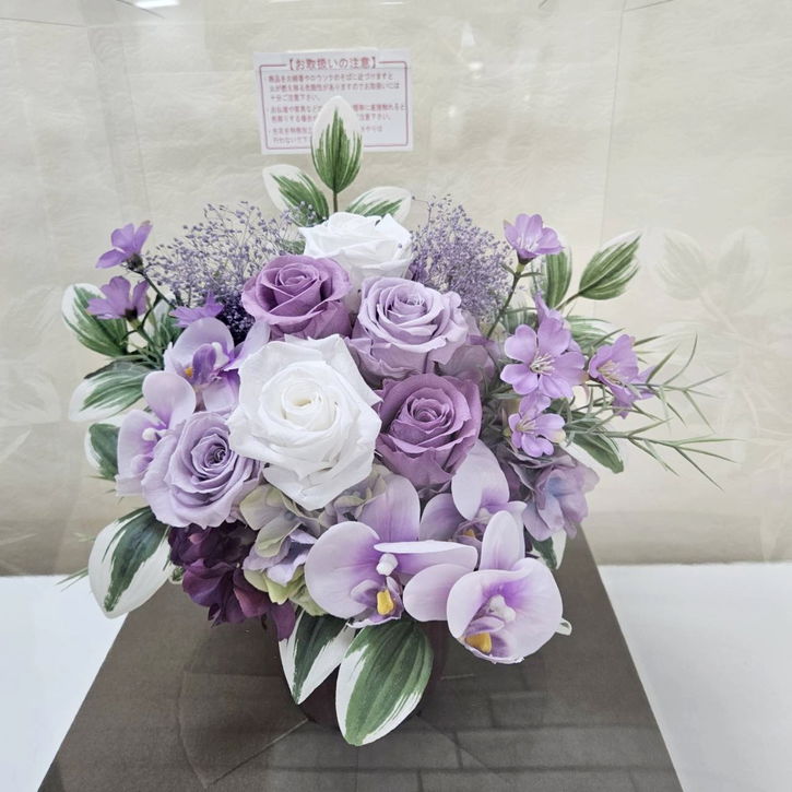 お悔やみのお花 《ひさき》 プリザーブドフラワーお供え |雑貨04-PA