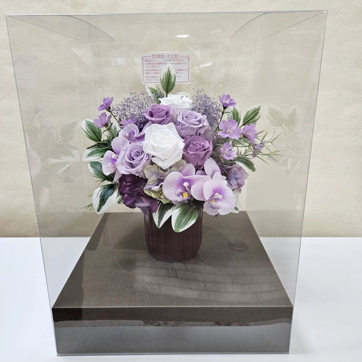 お悔やみのお花 《ひさき》 プリザーブドフラワーお供え |雑貨04-PA