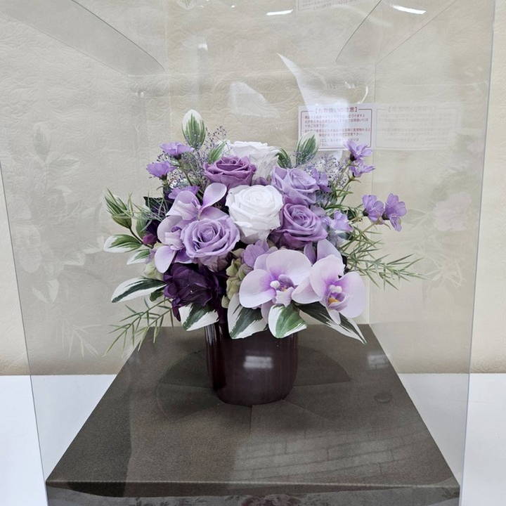 お悔やみのお花 《ひさき》 プリザーブドフラワーお供え |雑貨04-PA