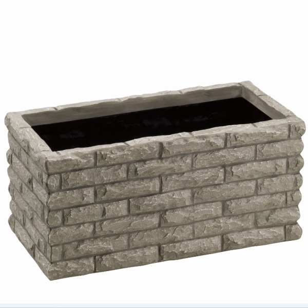 割れにくいFRP製大型プランター レンガプランター 82型（カラー