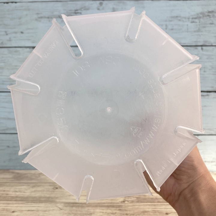 根詰まりしにくい！スリット鉢 6号ロング 4鉢セット ネガミエル