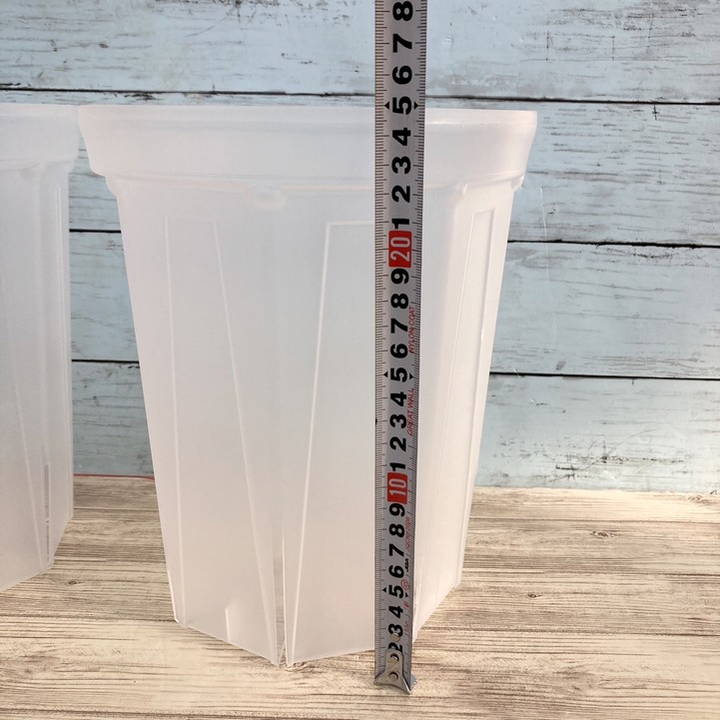 根詰まりしにくい！スリット鉢 7号ロング 3鉢セット ネガミエル