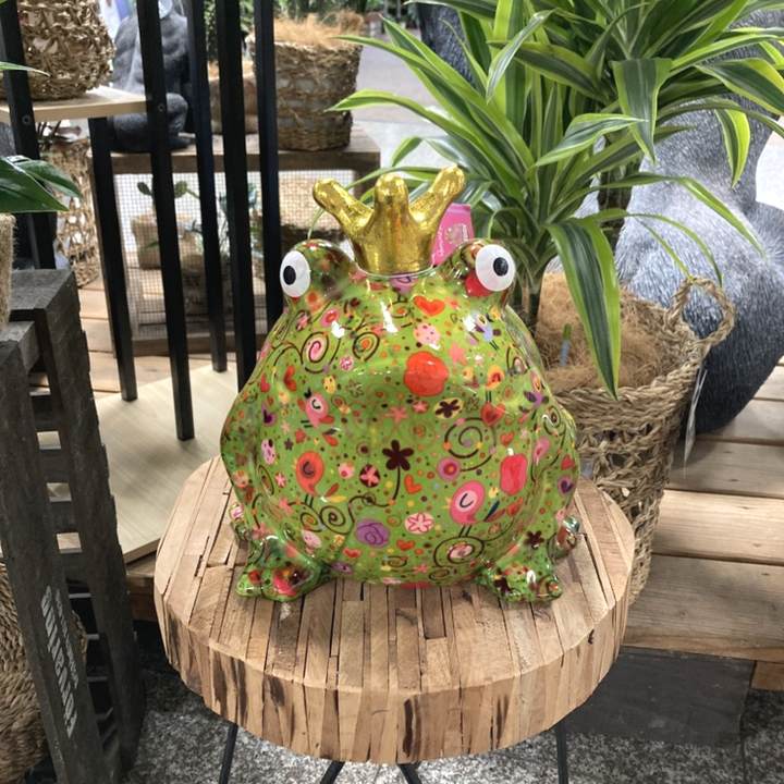 POMME PIDOU社 マネーバンク フロッグ L グリーン（OK1）｜雑貨04-PA