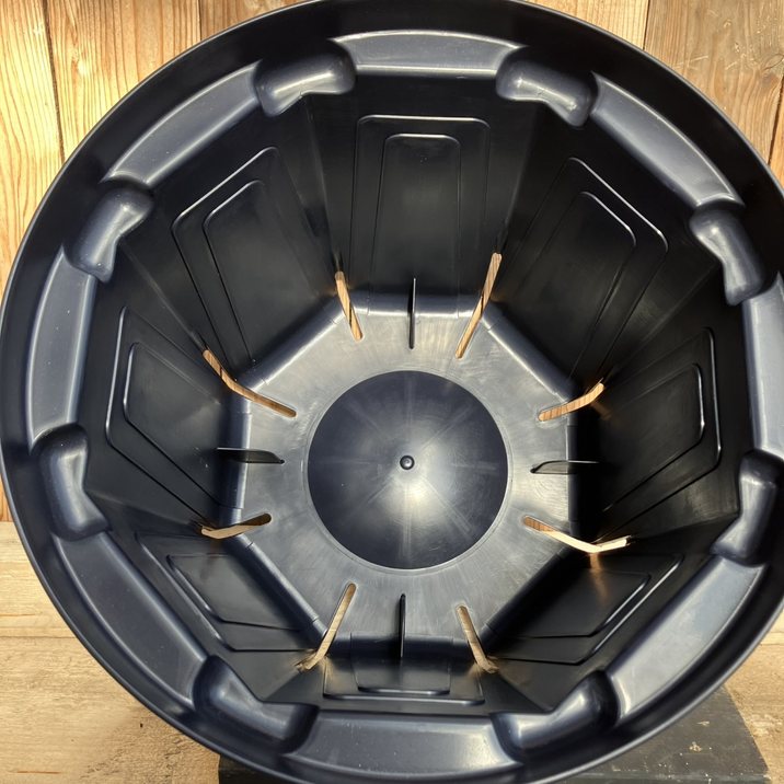 根詰まりしにくい！スリット鉢 約13号 CSM-400（カラー：紺色）｜資材