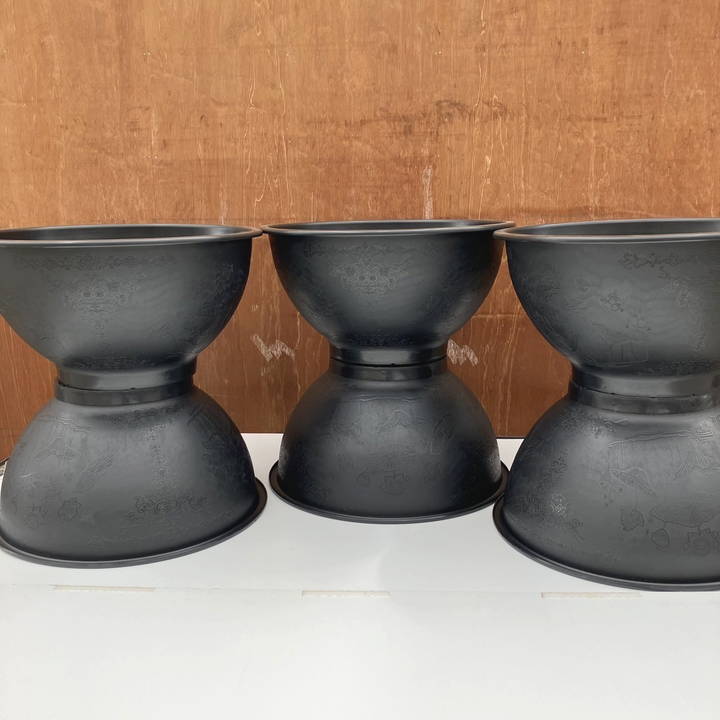 まとめ買い！】軽くて丈夫なスイレン鉢 直径60cmの特大サイズ（黒）6個