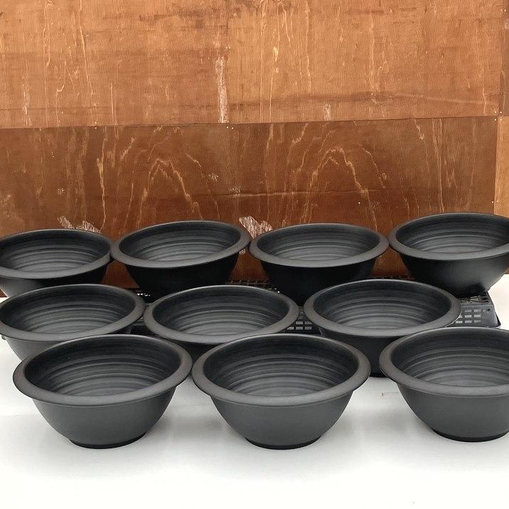 【なお】催事　ディスプレイ　そばこね鉢　赤黒 直径42cm 高さ10cm なお】催事 ディスプレイ そばこね鉢 赤黒 直径42cm 高さ10cm