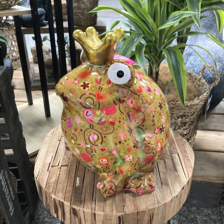 POMME PIDOU社 マネーバンク フロッグ L カーキ（OK2）｜雑貨04-PA