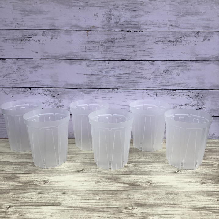 根詰まりしにくい！スリット鉢 4号ロング 6鉢セット ネガミエル