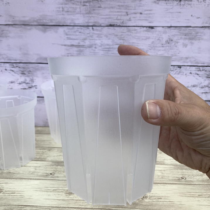 根詰まりしにくい！スリット鉢 4号ロング 6鉢セット ネガミエル