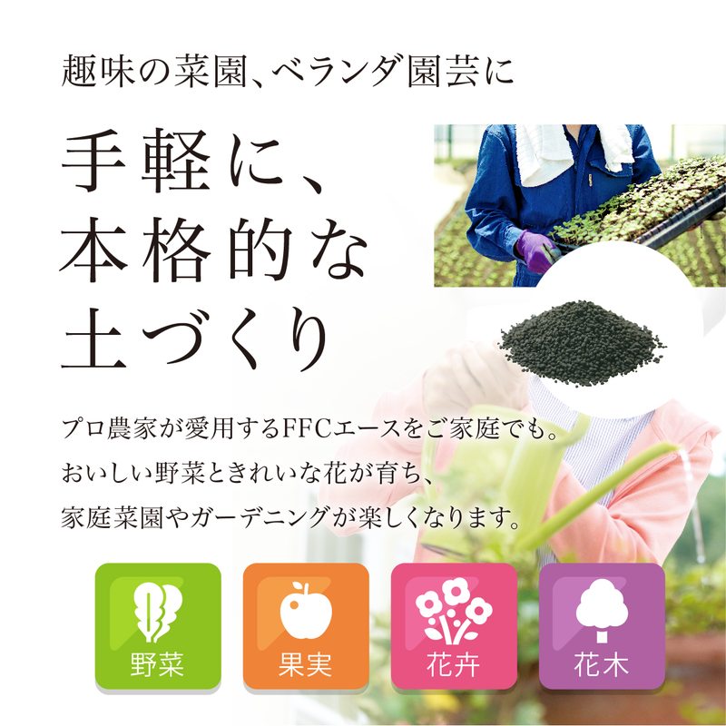土壌改質活性培土FFCエース 3袋セット(20kg×3袋)※沖縄県発送不可|用土11-TU