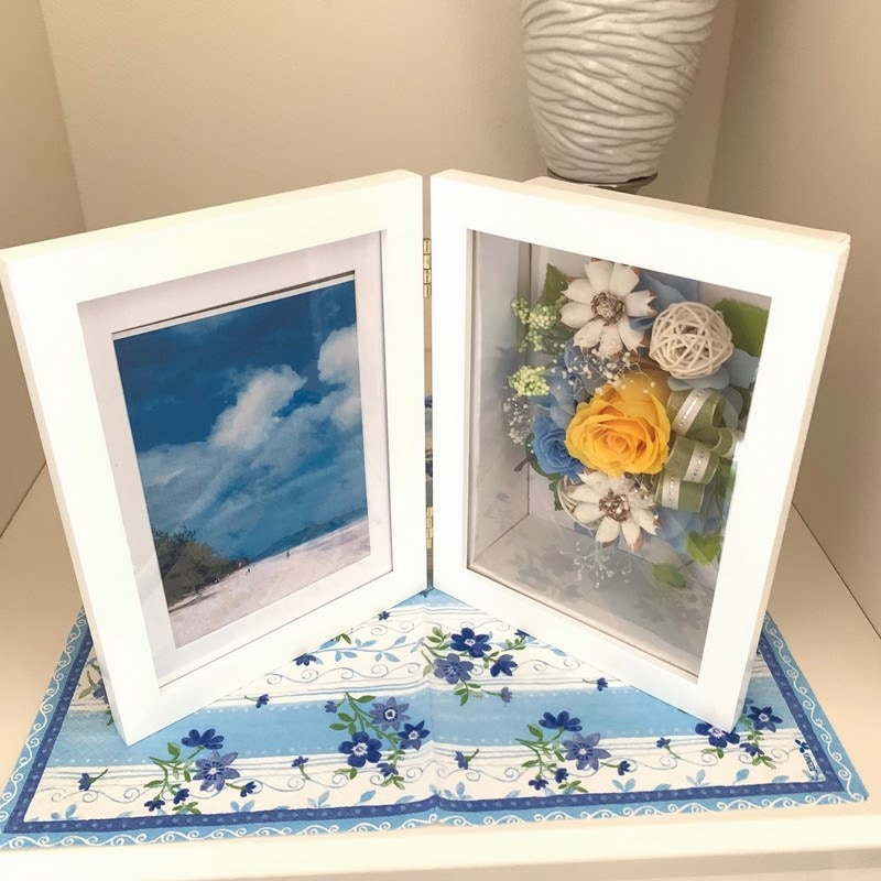 プリザーブドフラワー イエローマリン ※お届けに10日程度かかる場合がございます。|雑貨10-TA