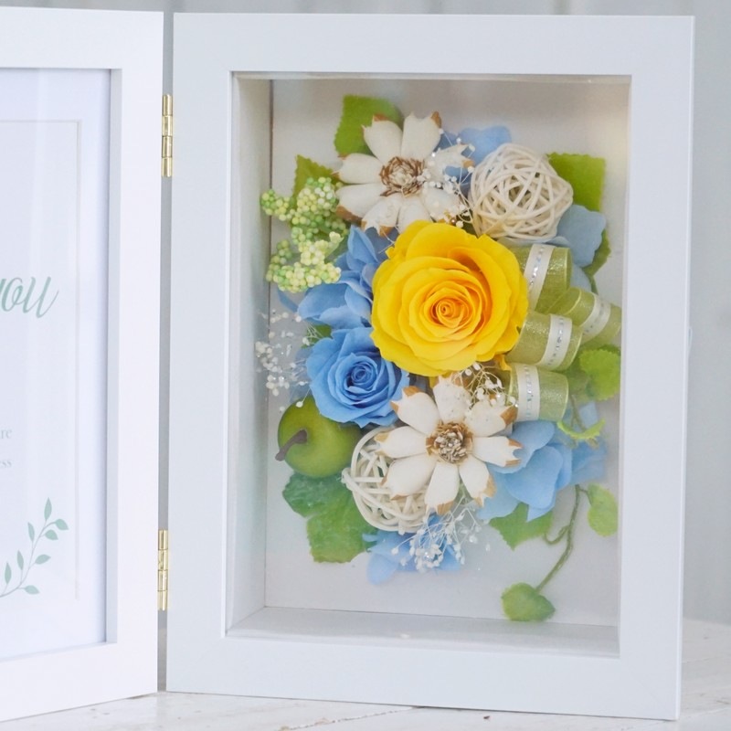 プリザーブドフラワー イエローマリン ※お届けに10日程度かかる場合が