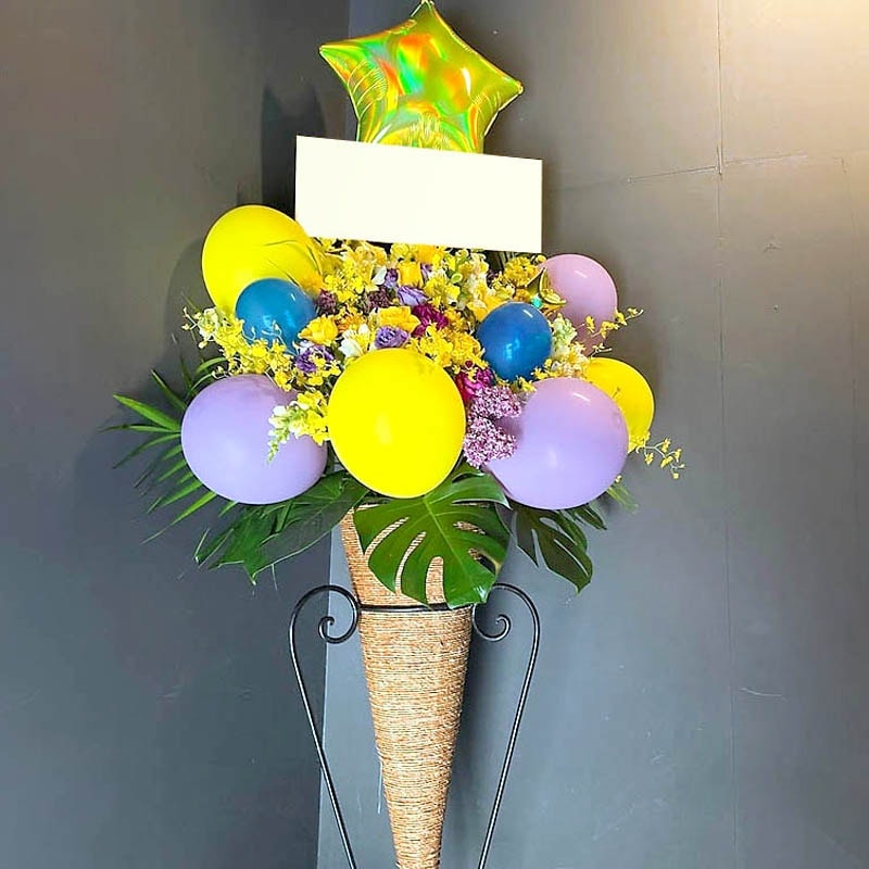 商品サムネイル: バルーンスタンド花 1段　26000円