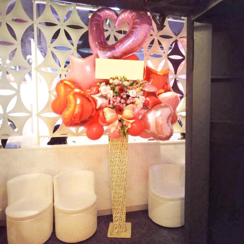 商品サムネイル: バルーンスタンド花 1段　40000円