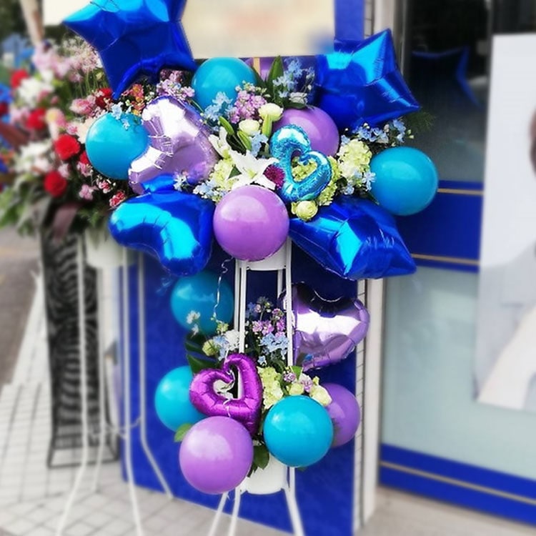 m様】6/2東京 会場直送 時間指定あり バルーンギフト 祝花 楽屋花