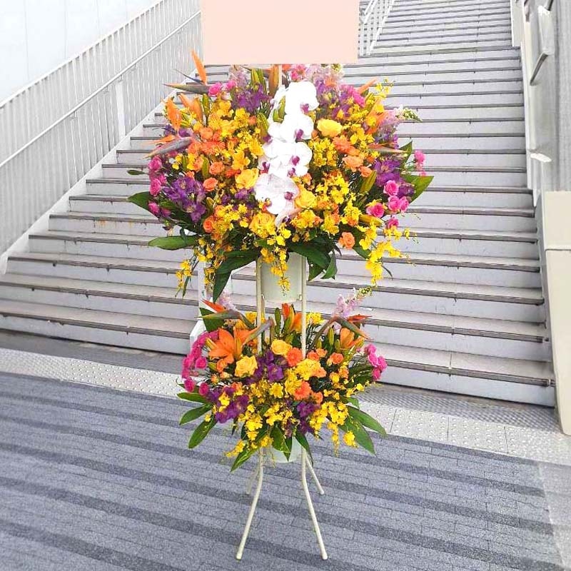 貫地谷商店 プロフィ必読 即購入不可　　須藤凜々花セット 1段スタンド花Lサイズ(色おまかせMIX) | 花・花束を贈るフラワー