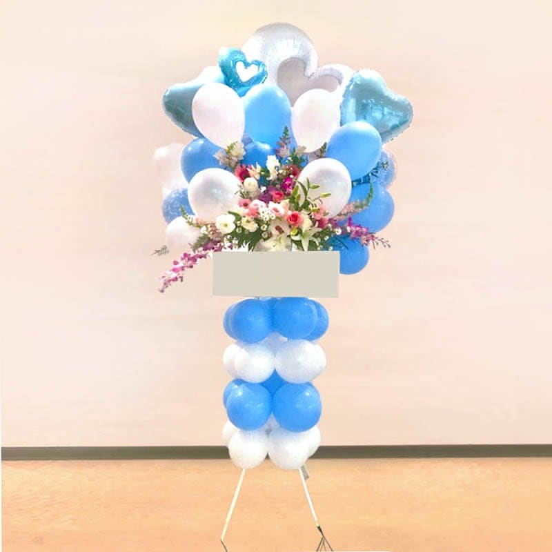商品サムネイル: バルーンタワースタンド花　1段　30000円 
