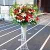 【期間限定】クリスマスカラー スタンド花 1段　20000円|クリスマスギフト|特集