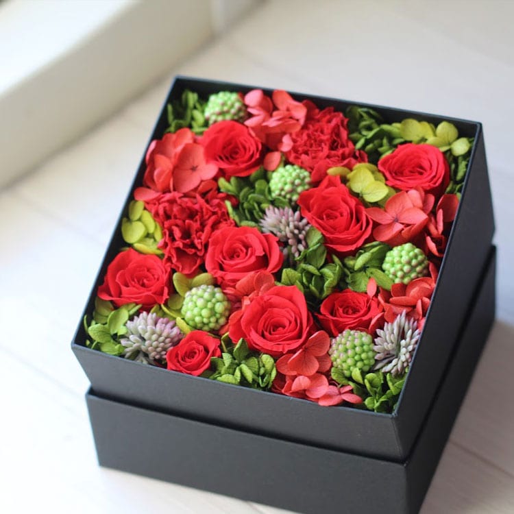 プリザーブドフラワーBOX【M】 12000円 | 地域限定商品 - プリザーブド  