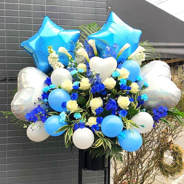 商品サムネイル: バルーンスタンド花 1段　27000円