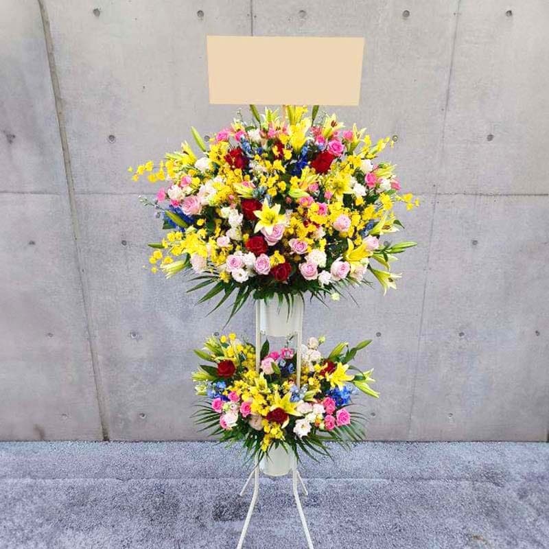商品サムネイル: お祝いスタンド花二段　35000円