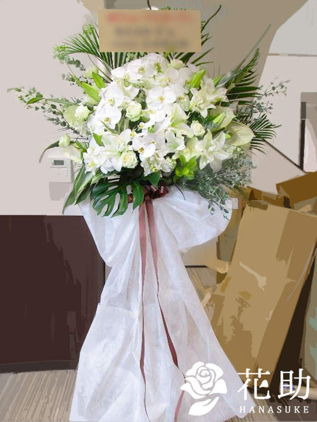 業務用　白色円錐形イベント用フラワースタンド 業務用 白色円錐形イベント用フラワースタンド 業務用 白色円錐形