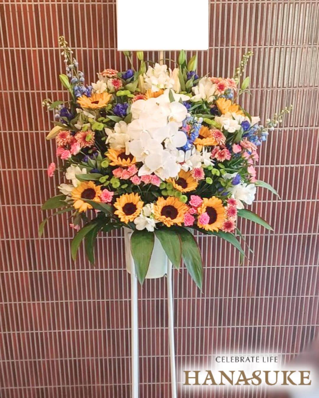 胡蝶蘭入り】スタンド花1段 25000円 | スタンド花 | 【花助】祝花