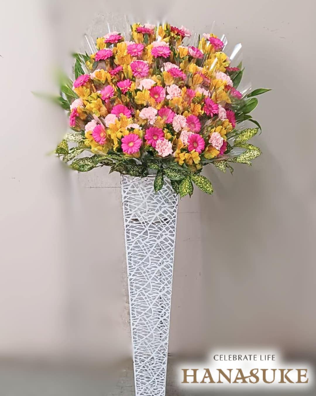 ウエディングブーケ ブーケ スタンド 造花用花器 アイアン・ブーケ