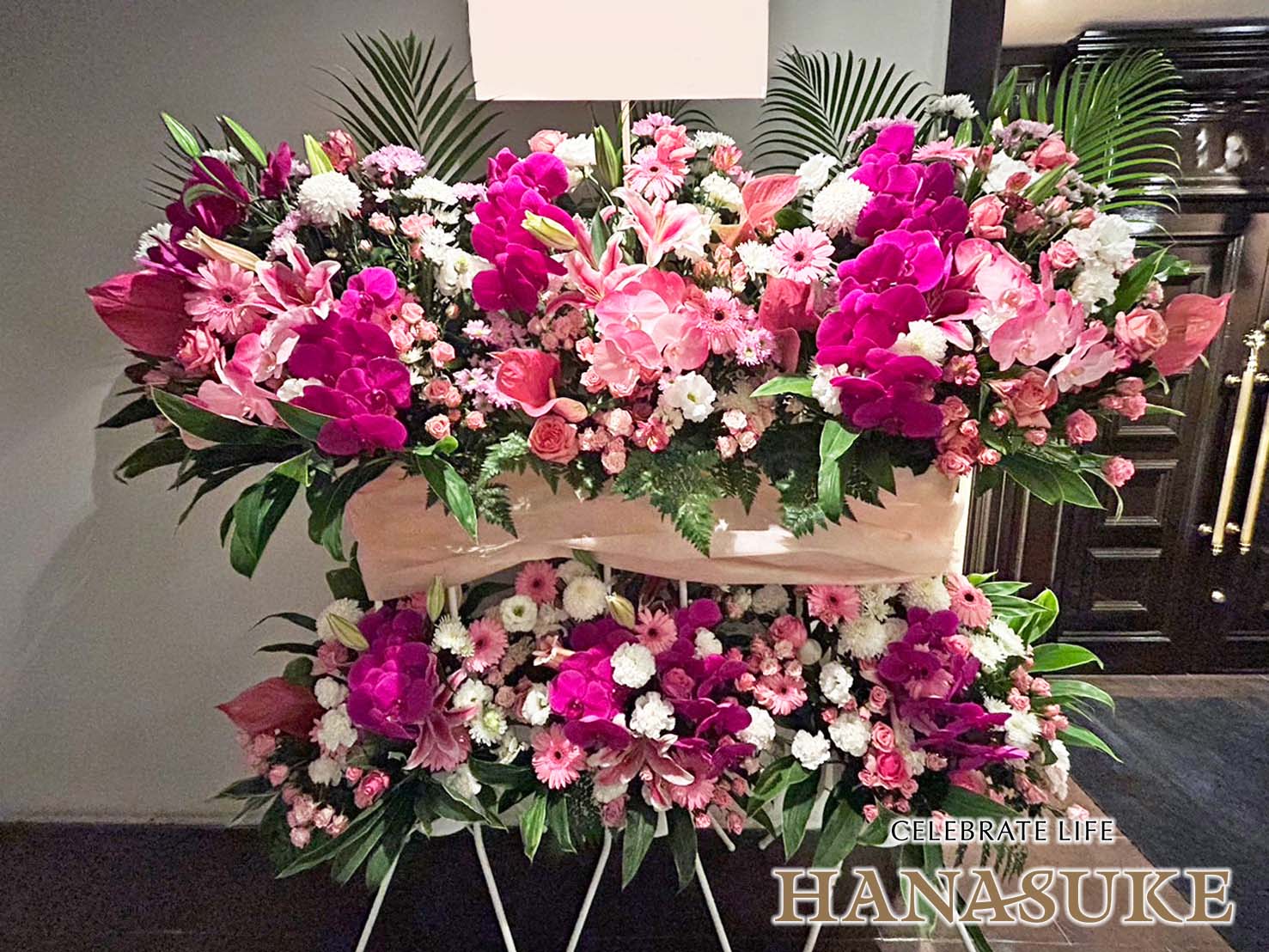 3基連結】フラワーオブジェスタンド花 80000円 | スタンド花 | 【花助