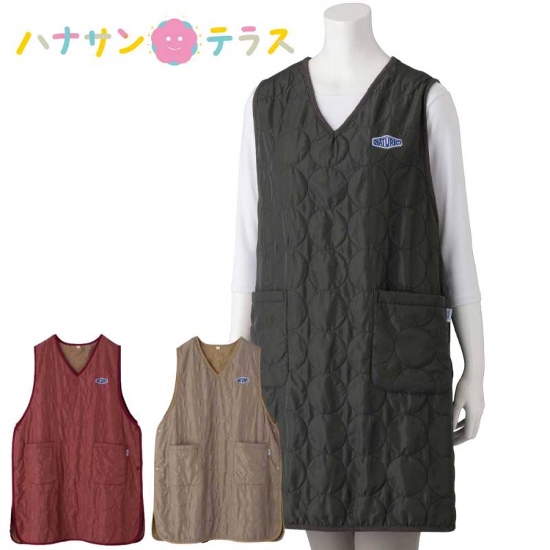 キルト裏ボアロングタバード M～L